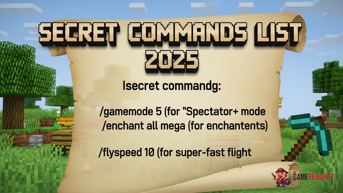 Minecraft Secret Commands List 2025